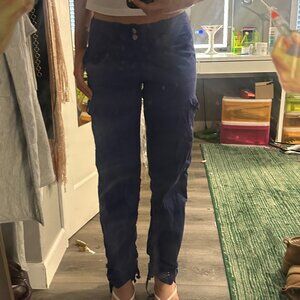 I AM GIA blue/purple ryder cargo pants